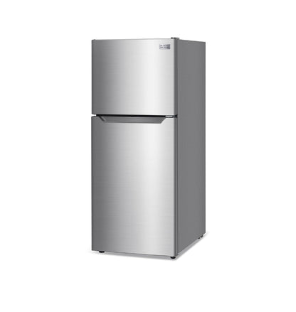 BLACK+DECKER 12.1 Cu. Ft. Ys-op-vrieskas Yskas met Vriesskas, 2-Deur Yskas met Ys-op-vrieskas en Verstelbare Temperatuurbeheer, ENERGY STAR, BR1210HS, Vlekvrye Staal Voorkoms