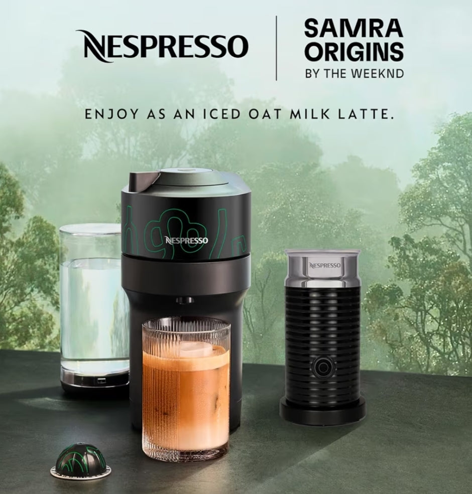 Nespresso Vertuo Pop+ Coffee & Espresso Maker by Breville, Vertuo Metad Green Machine & Nespresso Aeroccino3 milk frother