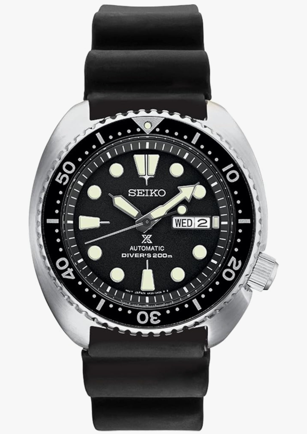 SEIKO Outomatiese Duikhorlosie vir Mans - Prospex Versameling - LumiBrite Wysers, Datumkalender - Waterbestand 200M