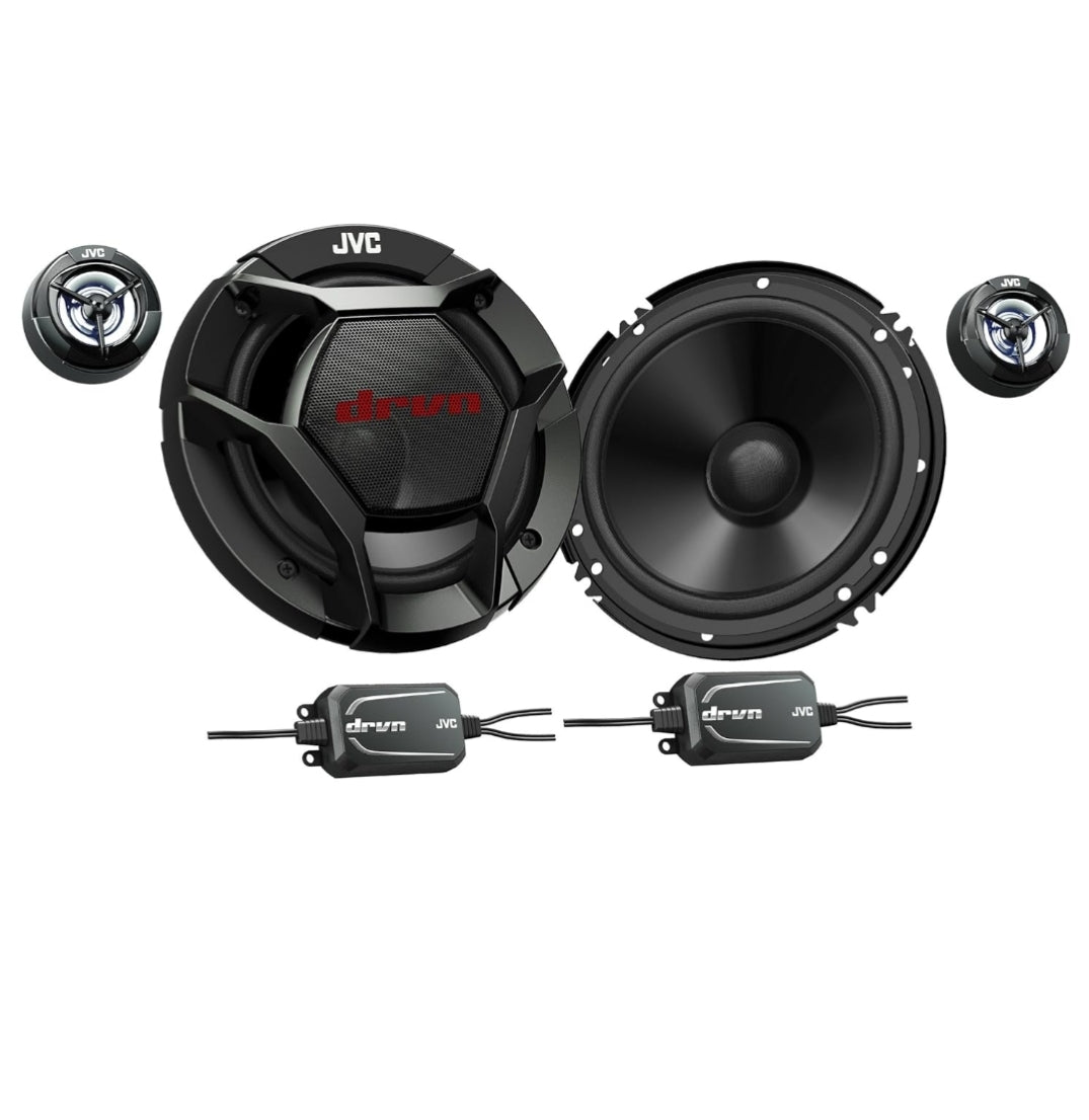 JVC CS-DR601C 6.5" drvn DR Reeks Lae Profiel 6.5" 2-rigting Komponentluidsprekers