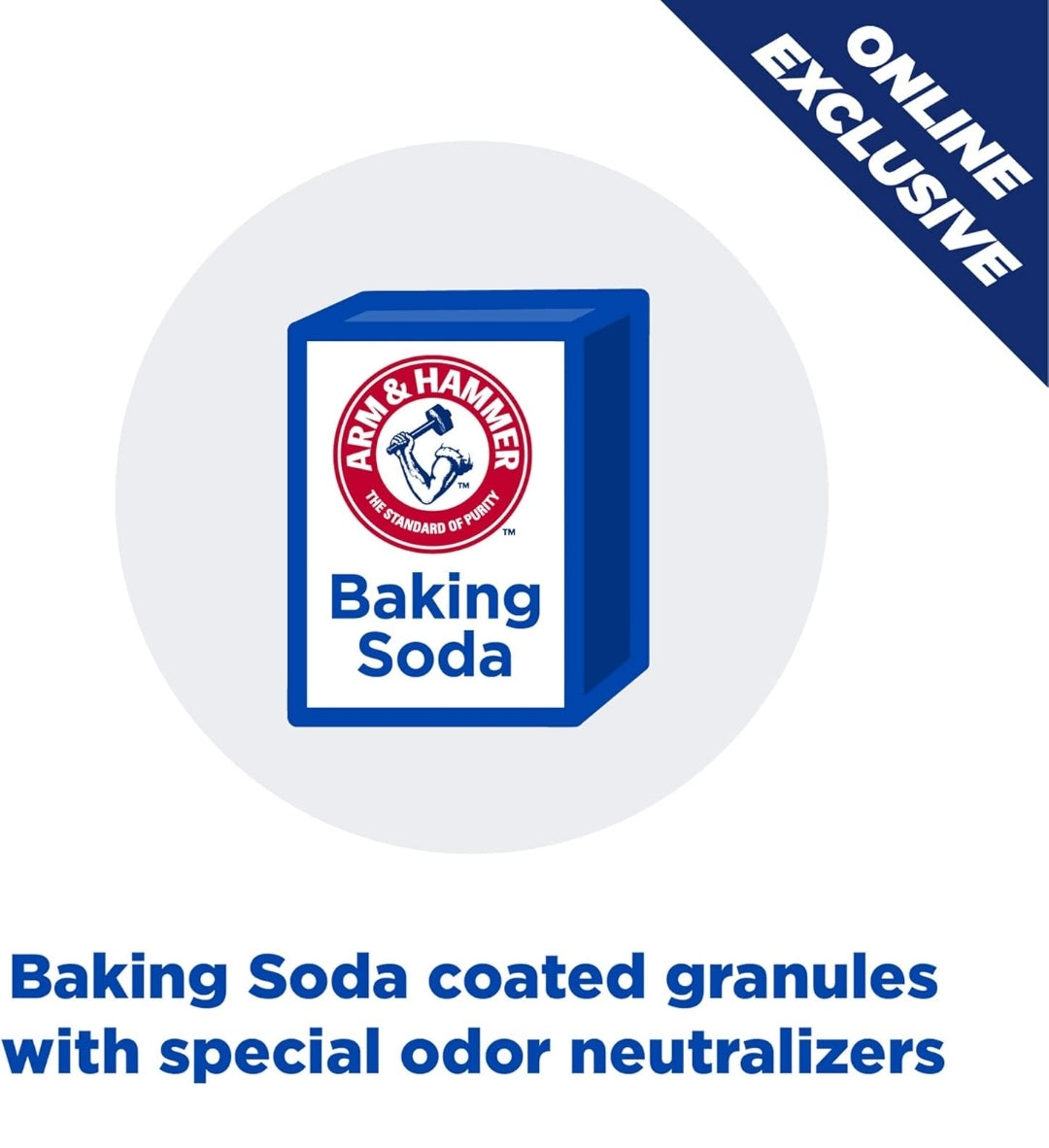 ARM & HAMMER Ultra Last Clumping Cat Litter Unscented MultiCat 18 Lbs. Pet Friendly with Baking Soda Odor Control Litter