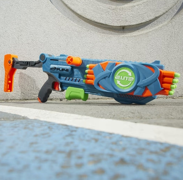Nerf Elite 2.0 Flipshots Blaster w/ 16 Elite Dart Barrels That Flip to Double Your Firepower