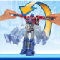 Transformers One Movie Power Flip Optimus Prime (Orion Pax) Converting Action Figure, 4 Modes, 10-inch Interactive Electronic Toy, Lights & Sounds, 6+