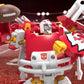 Transformers NFL Kansas City Chiefs KC-59, 5.5-Inch Action Figure Changes from Robot to Helmet, Football Toys for Ages 8+