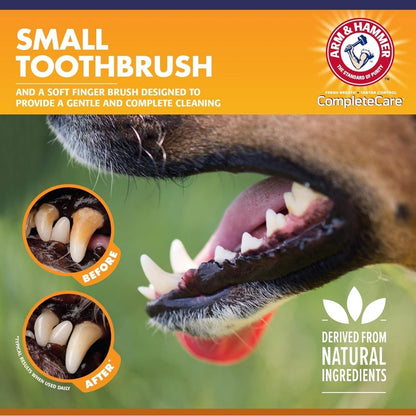 Arm & Hammer Complete Care Puppy Dental Kit - Includes Small Dog Toothbrush, Peanut Butter Flavor (2.5 Oz) Toothpaste