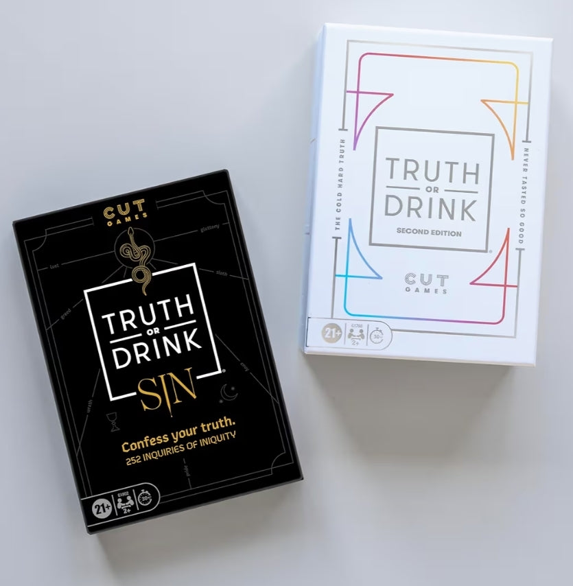 Truth or Drink: Bachelorette Party Edition | Adult Party Game by Cut | 108 Revealing and Hilarious Questions for Girls Nights Out or In | Ages 21+ | 2+ Players | 30 Mins.
