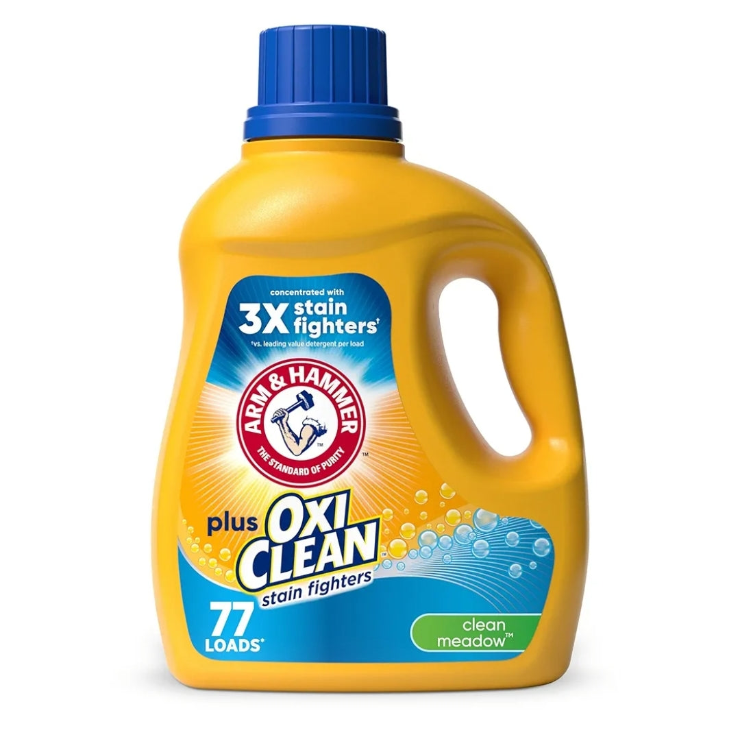 ARM & HAMMER Plus OxiClean Clean Meadow (77 Loads) Liquid Laundry Detergent - 100.5 fl oz