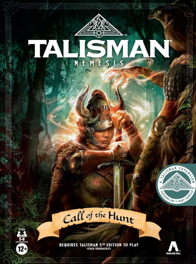 Avalon Hill Talisman Nemesis: Call of The Hunt Expansion Pack - Adventure Strategy Game - Ages 12+ - ( 3-6 Players)