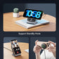 INIU Magnetic Wireless Charger Stand, Qi2 Certified 15W Mag-Safe Wireless Charging Pad with Cooling Fan, Fast Charging Pad for iPhone 16 15 14 13 12 Series AirPods 4 3 2 Pro (with Adapter)