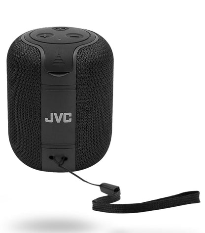 JVC Draagbare Gumy Draadlose Luidspreker met Omringklank, Bluetooth 5.3, Liggewig, TWS-vermoë, USB-C, tot 15-uur Batterylewe - SPSG1BTB (Swart)