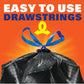 Hefty Ultra Strong 30 Gallon Trash Bags 30 Gallon Size Drawstring Closure (Black) Fabuloso Scent