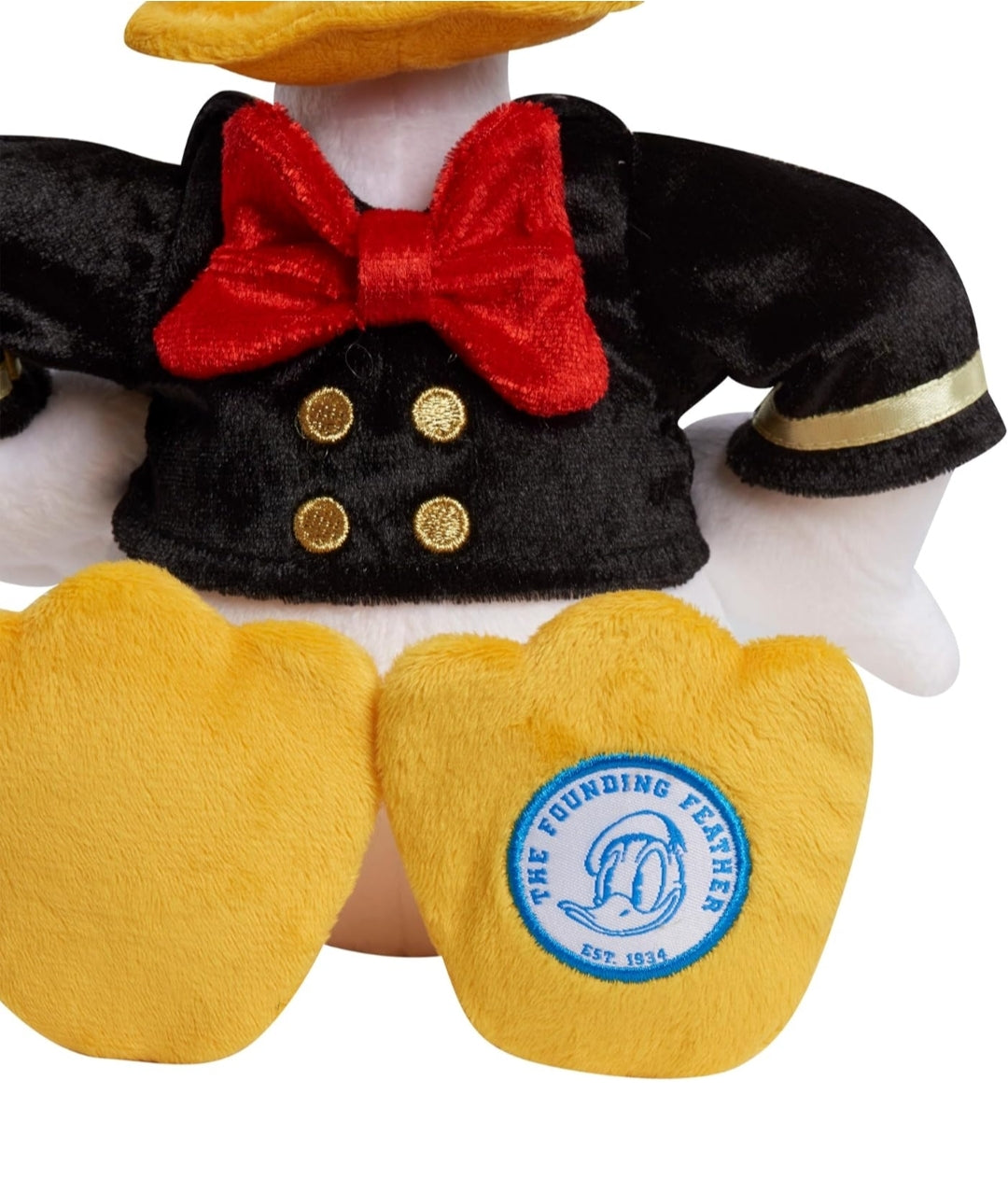 Just Play Disney Classics Donald Duck 90th Anniversary 14-inch Collector Plush Stuffed Animal, Duck, White, Kids Toys for Ages 2 Up
