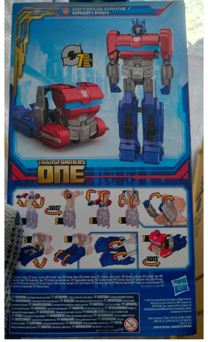 Transformers One Mega Changer Optimus Prime (Orion Pax) 11-Inch Robot Action Figure, Interactive Toys for Boys and Girls Ages 6 and Up