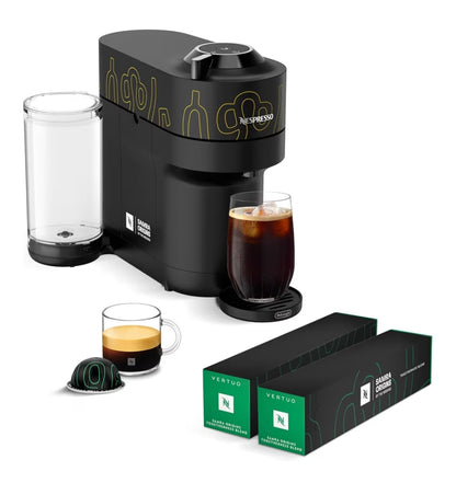 Nespresso Vertuo Pop+ Koffie- en Espressomaker deur De'Longhi, Samra Origins deur The Weeknd, Dubbele Espresso - Liggebraai (20Stk)