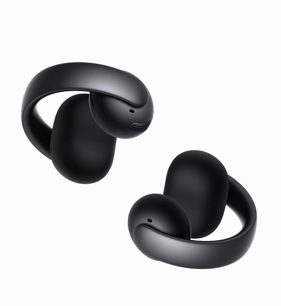 Soundcore AeroClip by Anker, Open-Ear Earbuds, Clip-On Headphones, Adaptive Comfort, Clear Calls with 4 Mics and AI, Stable Fit, 12mm Drivers for Powerful Bass, Hi-Res, Open-Ring Design