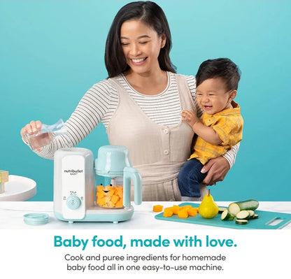 Nutribullet Baby Steam + Blend - Wit/Blou