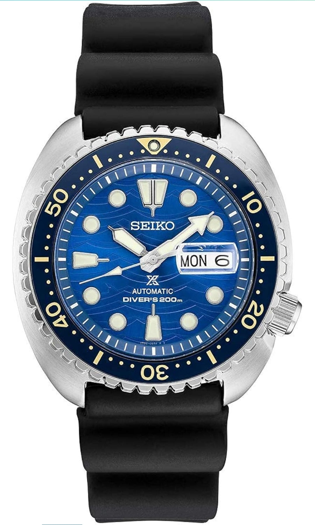 SEIKO Outomatiese Horlosie vir Mans - Prospex Outomatiese Duiker - Roterende Ring, 200m Waterbestand