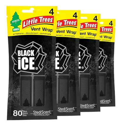 LITTLE TREES Motorlugverfrisser Invisibly Fresh - Black Ice (16)