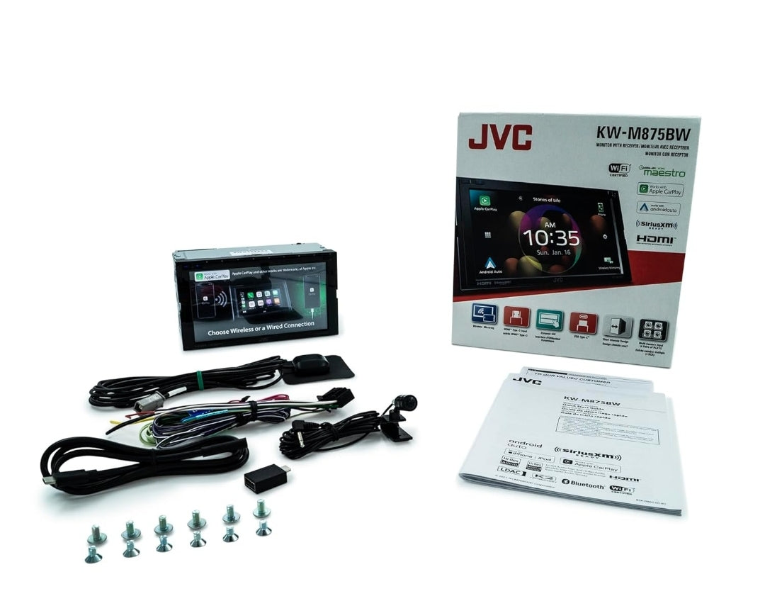 JVC CS-DR621MWL 6.5 Duim Motor & Marine, Motorsports, Motorklank Stereo 2-rigting Luidsprekers met Koel Ingeboude RGB LED-ligte, Weervast IPX5, 260 Watt, UV-beskermde Roosters Ingesluit - Wit