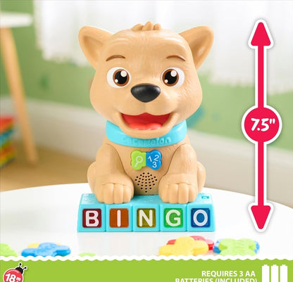 Just Play Cocomelon Count & Learn Bingo, 11-pieces, 40+ Learning Phrases, Early Learning and Education, Kids Toys for Ages 18 Month