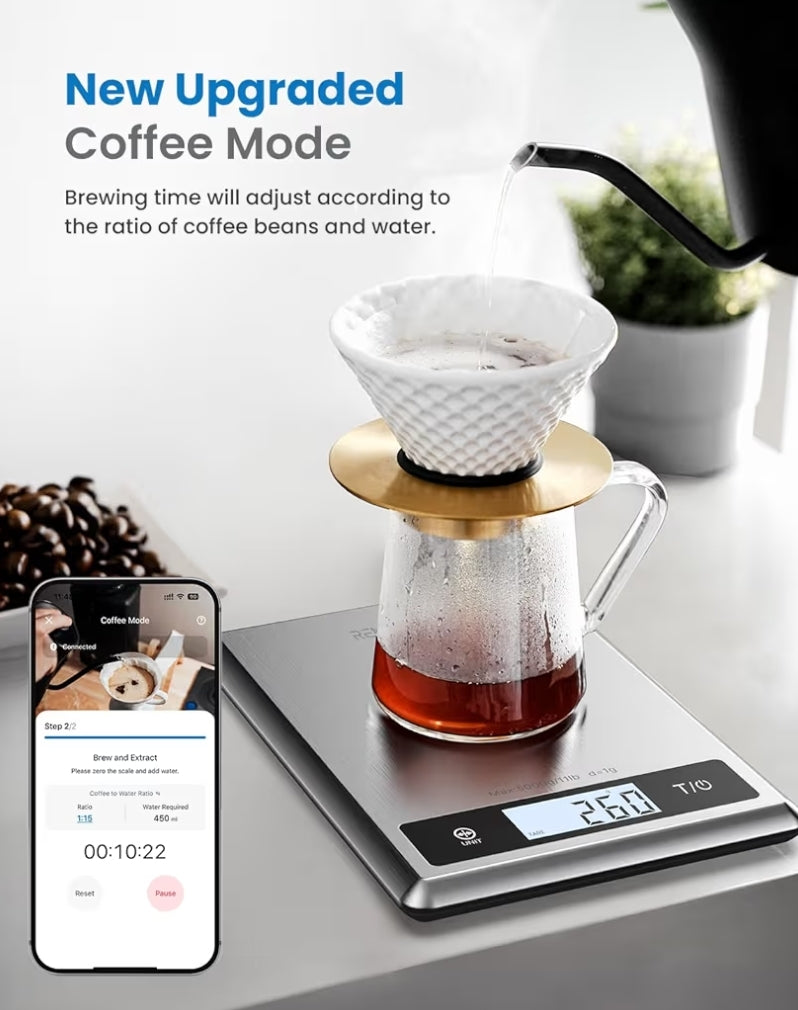 Bundle Smart Body Measuring Tape + Digital Food Scale with Nutritional Calculator, Smart Food Kitchen Scale