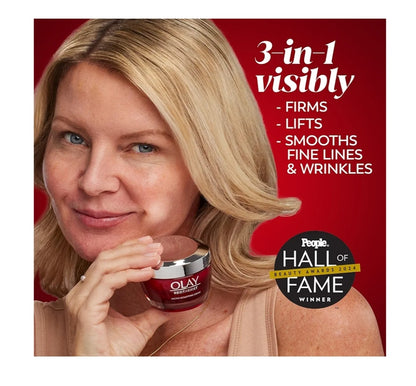 Olay Gesigbevogtiger, Regenerist Mikro-beeldhouroom Versterkende Velversorging - Hialuronzuur, Niasienamied, Aminopeptiede (1.7 Oz)