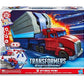 TRANSFORMERS EarthSpark Optimus Prime Battle Trailer Playset with Action Figure, Lights and Sounds, Electronic Truck Toys for Kids 6 and Up