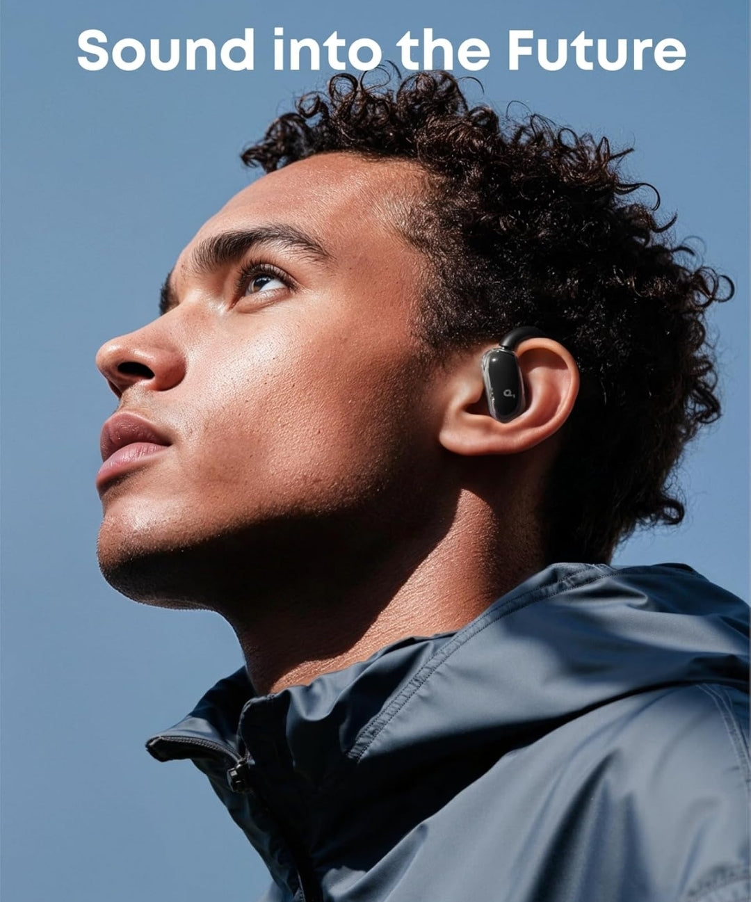 Soundcore V40i by Anker, Open-Ear Headphones, Crystal-Clear Design, Lidless Case, 4 Adjustable Positions for Every Ear Size, Richer Bass, IP55, 21H Playtime, AI Clear Calls, Bluetooth 5.4, App Control