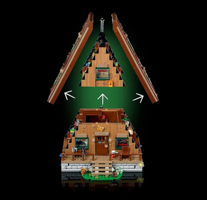 LEGO Ideas A-raamkajuit Boustel DIY Miniatuurhuis Modelstel - 21338