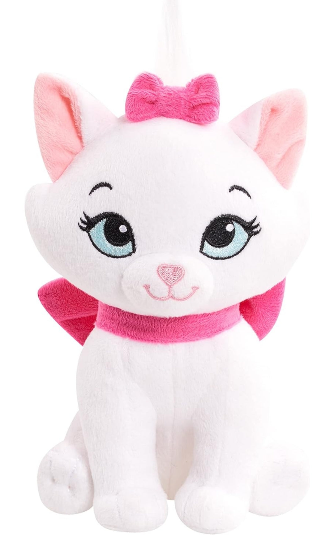Disney Classics Bean 6.5-inch Small Plush Stuffed Animal, Marie, Cat, The Aristocats Plush - Kids Toys