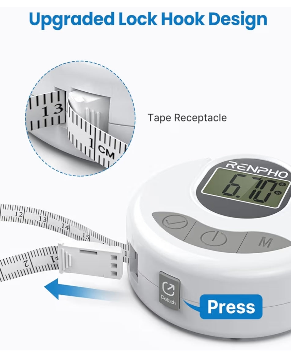 Food Scale with Nutritional Calculator and Body Measuring Tape