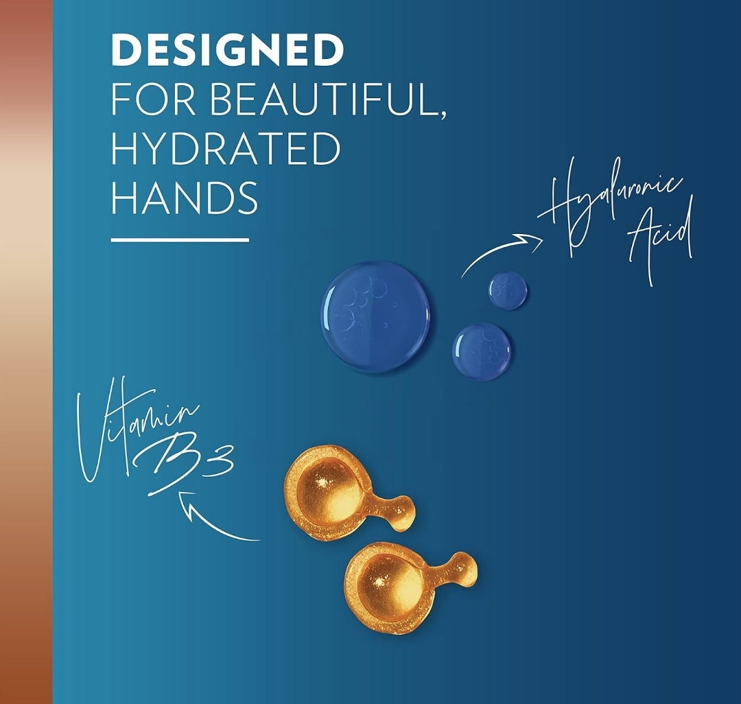 Vaseline Intensive Care Hand Crème Moisturizer for Dry Hands Hydra Replenish Made with hyaluronic acid, vitamin B3, and cocoa butter 3.4 oz 6 Count
