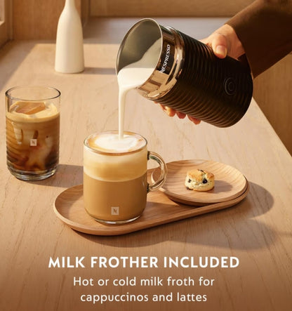 Nespresso Vertuo Pop+ Koffie- en Espressomasjien deur De'Longhi met Melkskuimer - Lekkergoedpienk
