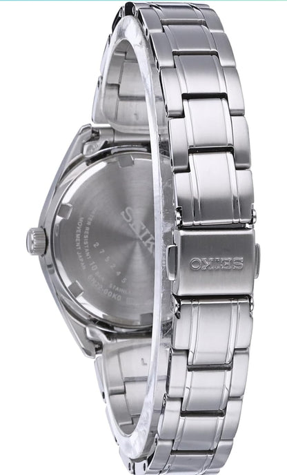 SEIKO Horlosie Datumkalender, en Waterbestand tot 100m - Silwer