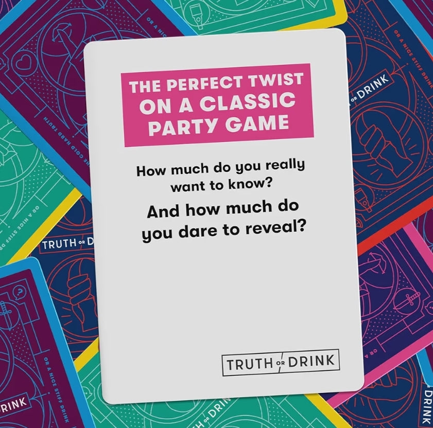 Truth or Drink Party Game by Cut I As Seen on TikTok, YouTube, and Snapchat  - 410 Hilarious Questions