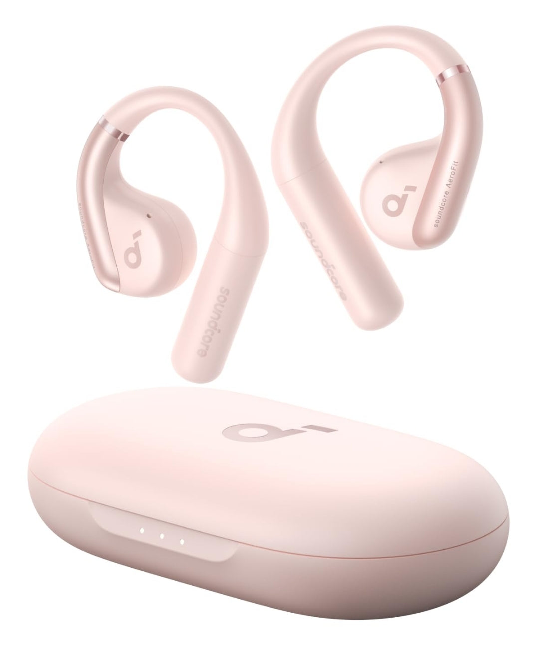 Soundcore by Anker, AeroFit Open-Ear Headphones, Ultra Comfort, Snug Fit, Ergonomic Ear Hook, Balanced Sound, IPX7 Waterproof, 42H Playtime,Small-Ear Friendly,App Control,Clear Calls,Wireless Earbuds