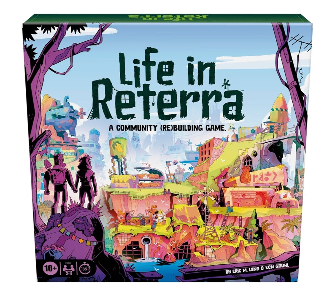 Life in Reterra Strategy Board Game - A Community (Re) Building Game - 2 to 4 Players - Games for Adults & Families