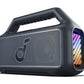 Soundcore Boom 2 By Anker, Outdoor Speaker, 80W, Subwoofer, BassUp 2.0, 24H Playtime, IPX7 Waterproof, Floatable, RGB Lights, USB-C, Custom EQ, Bluetooth 5.3, Portable for Camping, Beach, and Backyard