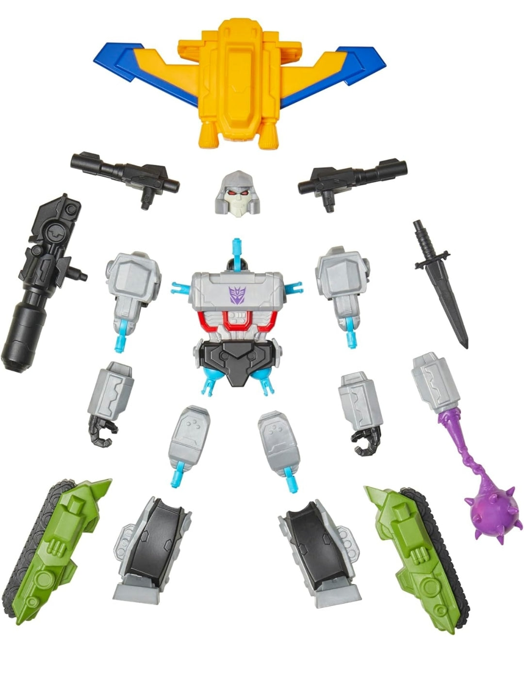 Transformers MixMashers Megatron Custom Mix-and-Match Deluxe Action Figure & Accessories, 5-Inch-Scale Robot Toys for Kids, Ages 4+