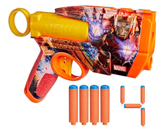 Nerf Marvel Iron Man Dart Blaster Foam Darts - Outdoor Toys & Games (Ages 8+)