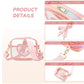 Clear Crossbody Bag for Women Girls Kids Purse Toddlers Shoulder Messenger Handbags Transparent Bags Wallet Pouch