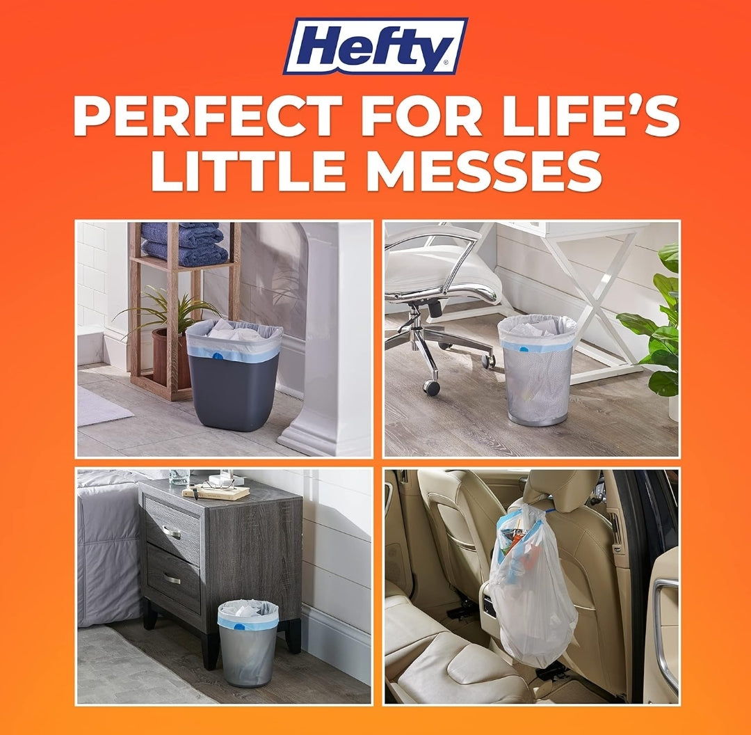Hefty Medium Trash Bags, Ocean Water Scent - 8 Gallon (26 CT)