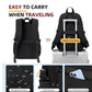 College Bookbag Laptop Backpacks 15.6 Inch Kids Elementary School Bag for Teens Girls Boys Water Resistant Sport Travel Back Pack Women Men Work Business Computer Rucksack Black