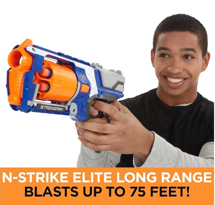 NERF N Strike Elite Strongarm Toy Blaster w/ Rotating Barrel