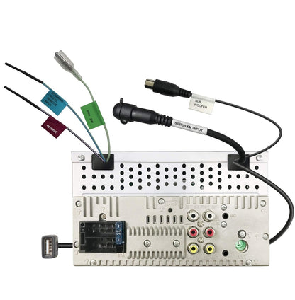 JVC KW-M560BT Apple CarPlay Android Auto Multimediaspeler met 6.8" Kapasitiewe Raakskerm, Bluetooth Oudio en Handvrye Oproepe, MP3-speler, Dubbel DIN, 13-band EQ, SiriusXM, AM/FM Motorradio