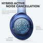 Soundcore Anker Life Q20 Hybrid Active Noise Cancelling Headphones, Wireless Over Ear Bluetooth Headphones, 70H Playtime, Hi-Res Audio, Deep Bass, Memory Foam Ear Cups, Travel, Office, USB-C Charging