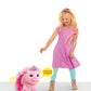 Just Play Barbie Dance & Prance 9.5-inch Piggy Plush Stuffed Animal, Includes 5 Plug and Play Charms, Pink, Kids Toys for Ages 3 Up