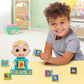 Just Play CoComelon JJ Phonics Fun Interactive Learning and Education Toy, 4 Modes of Play, Animal Dance Song, Spelling, 9-Pieces, Kids Toys for Ages 18 Month