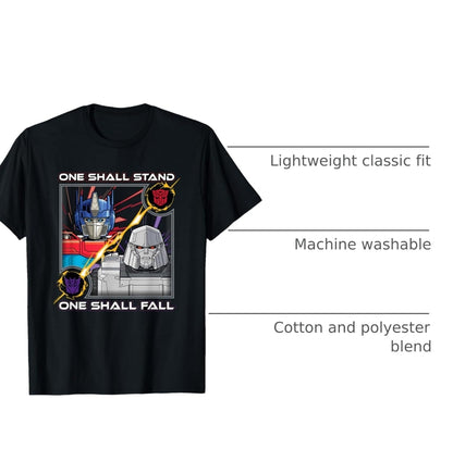 Transformers One One Shall Stand One Shall Fall Poster T-Shirt