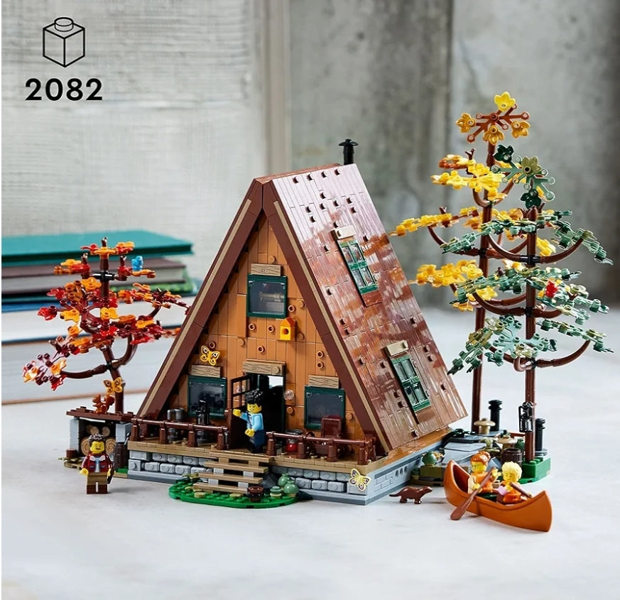 LEGO Ideas A-raamkajuit Boustel DIY Miniatuurhuis Modelstel - 21338